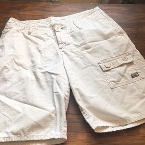 Distressed North face shorts